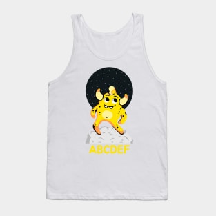 Cute Animal Cartoon Drawing Tank Top